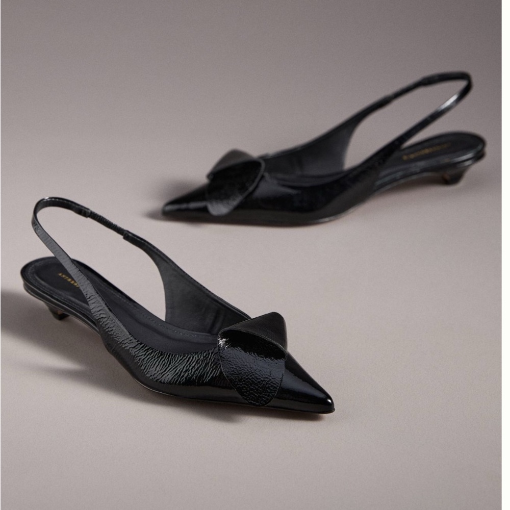 By Anthropologie 3D Slingback Heels NWT Size 8-8.5